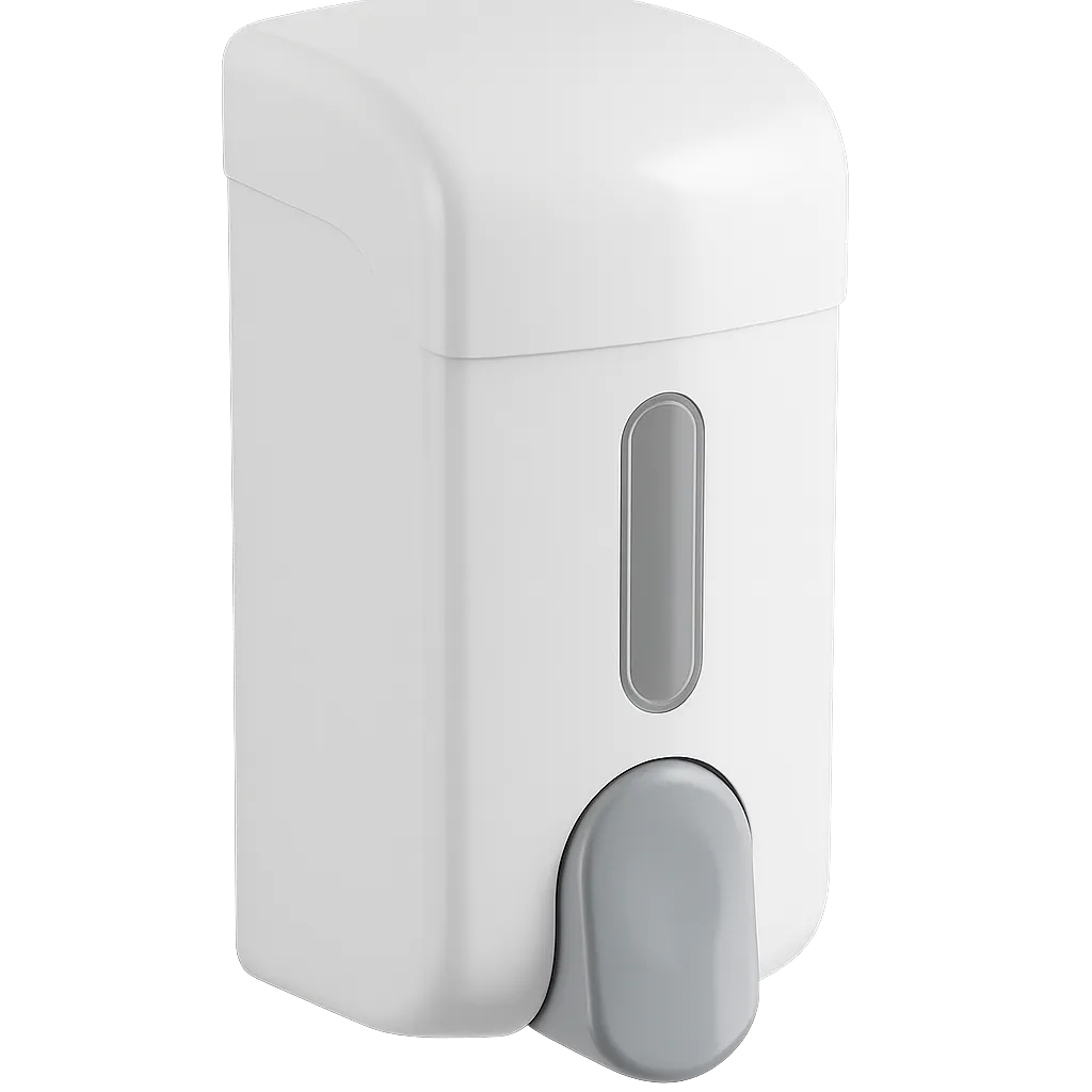 Manual liquid soap dispenser wall-mounted plastic design for commercial washrooms in Rugby